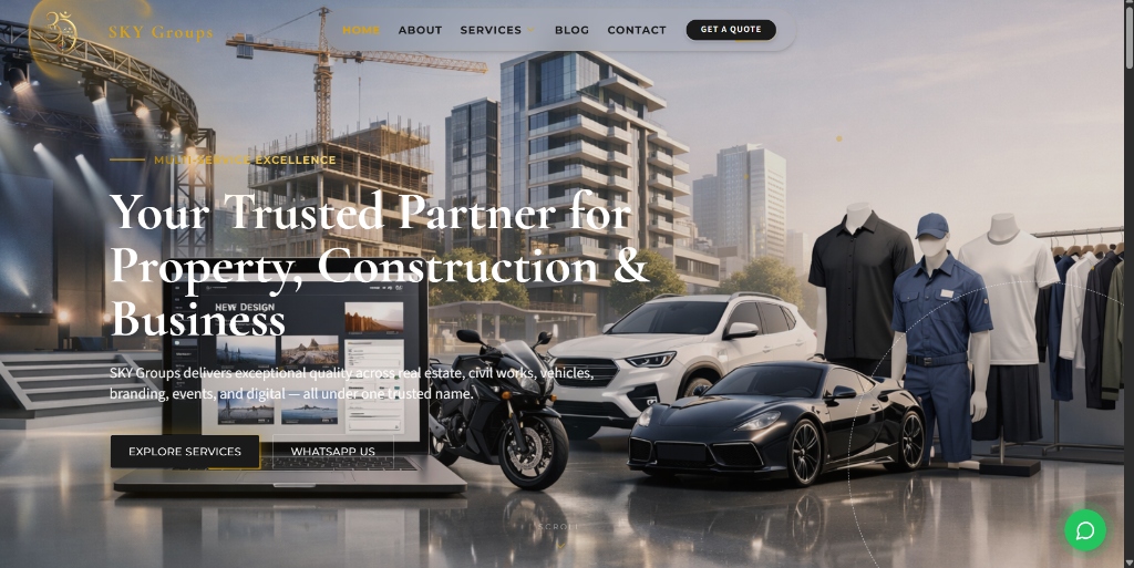 Sky Groups Pvt Ltd Background